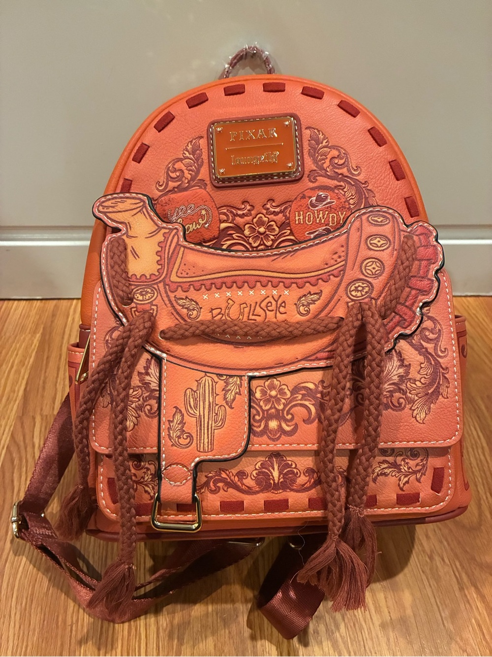 New Loungefly Toys Story Bullseye Saddle Mini Backpack - Picture 2 of 5